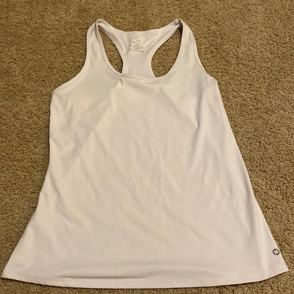 RBX White Workout Tank
